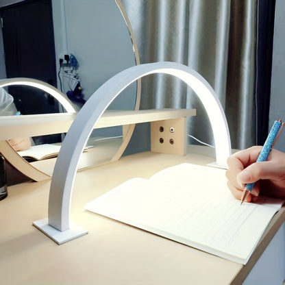 Lámpara de mesa LED arqueada con función de atenuación