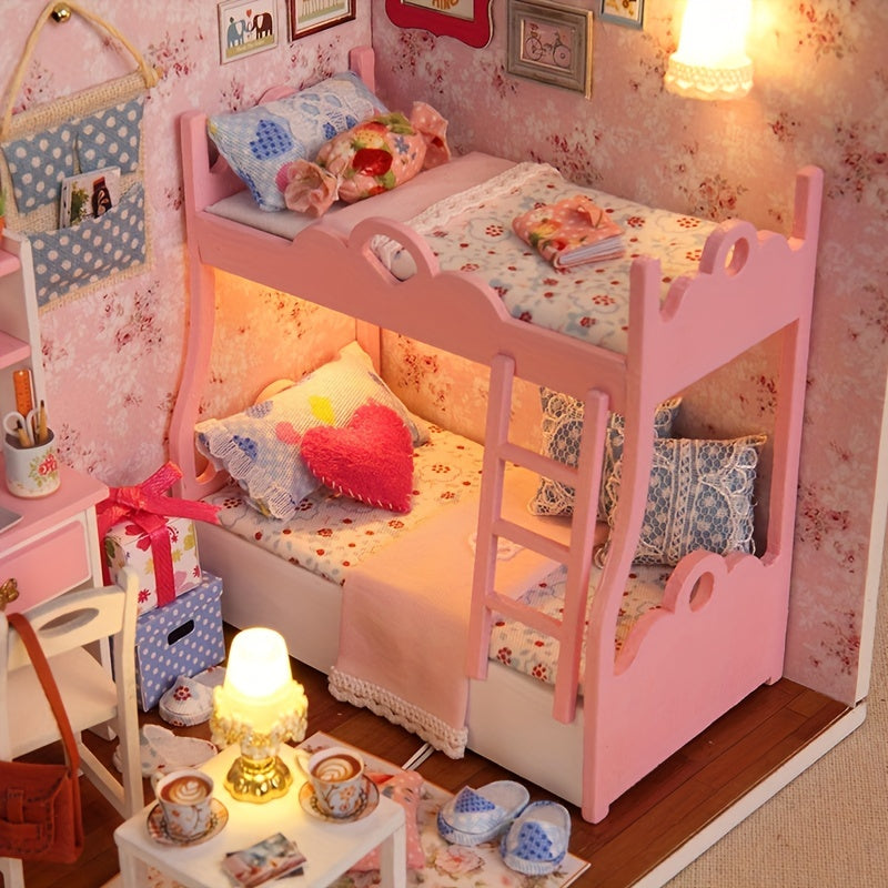 Casa de muñecas para niña encantada: un modelo DIY bonito y detallado