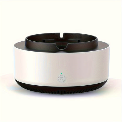 Cenicero inteligente con purificador de aire: eliminación eficaz de humo y olores con un diseño elegante.