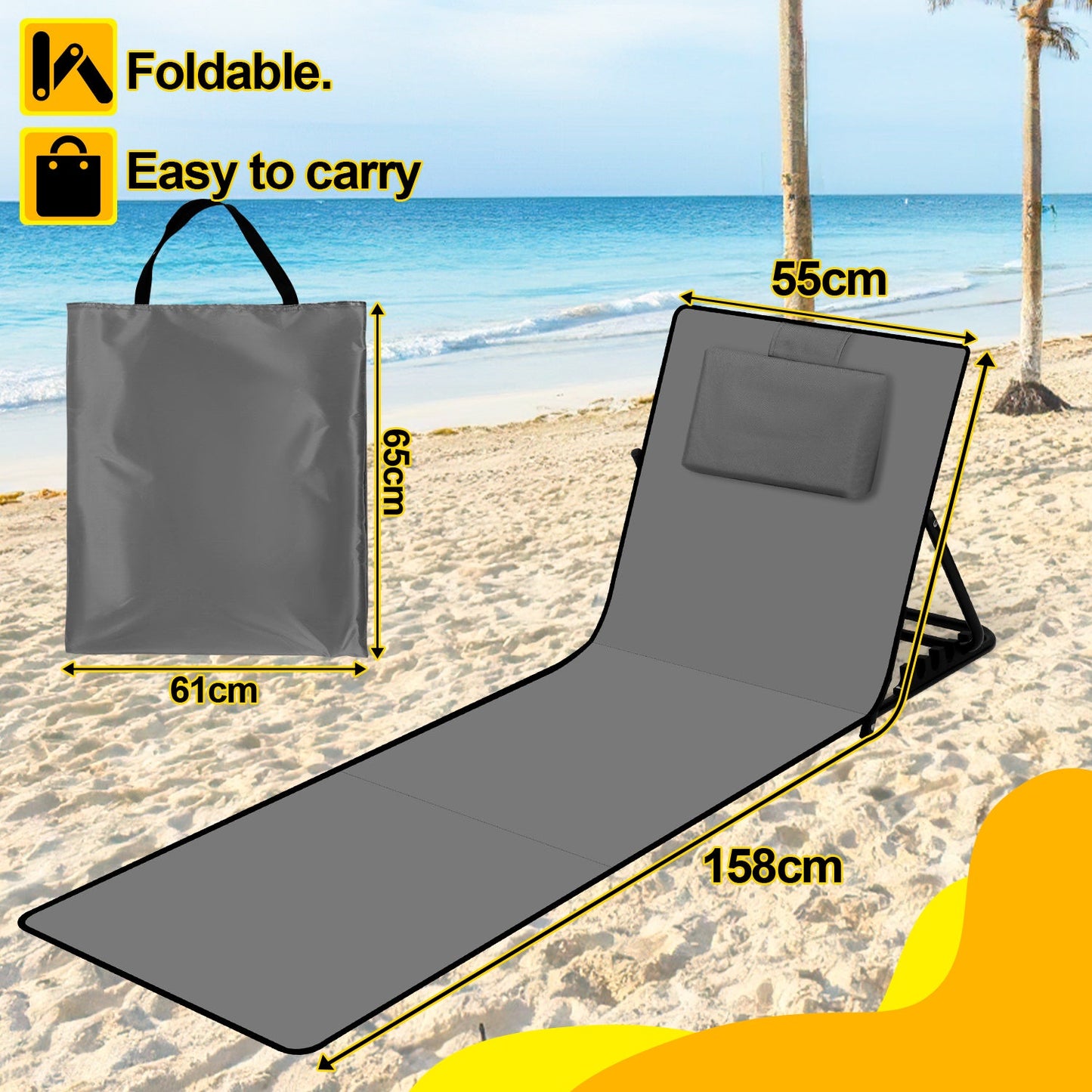 RelaxMate Prijenosni krevet za plažu – Udobnost i praktičnost u pokretu