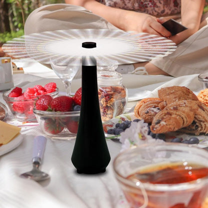 Ventoinha de mesa elétrica a pilhas para afastar moscas