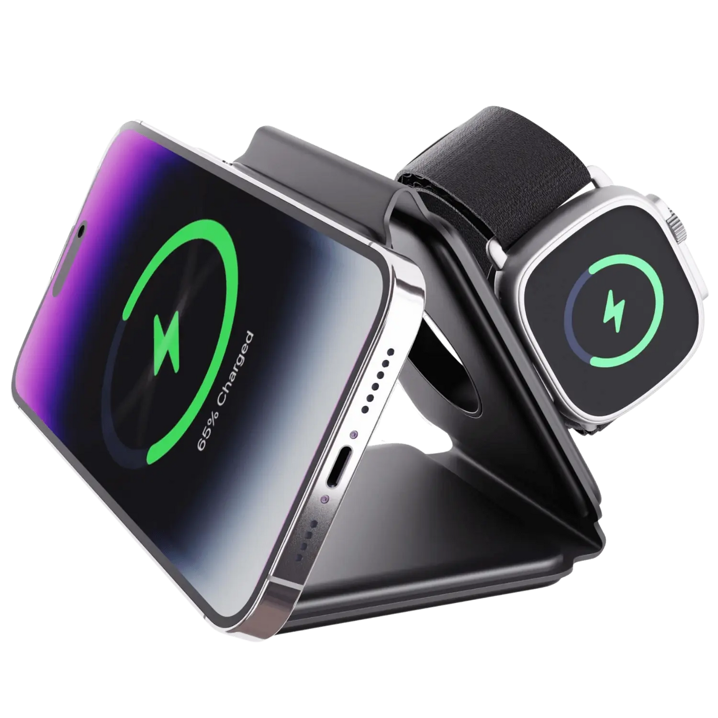 TriCharge Fold – Bežični putni punjač za iPhone, Watch i AirPods