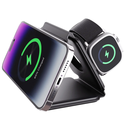 TriCharge Fold – Bežični putni punjač za iPhone, Watch i AirPods