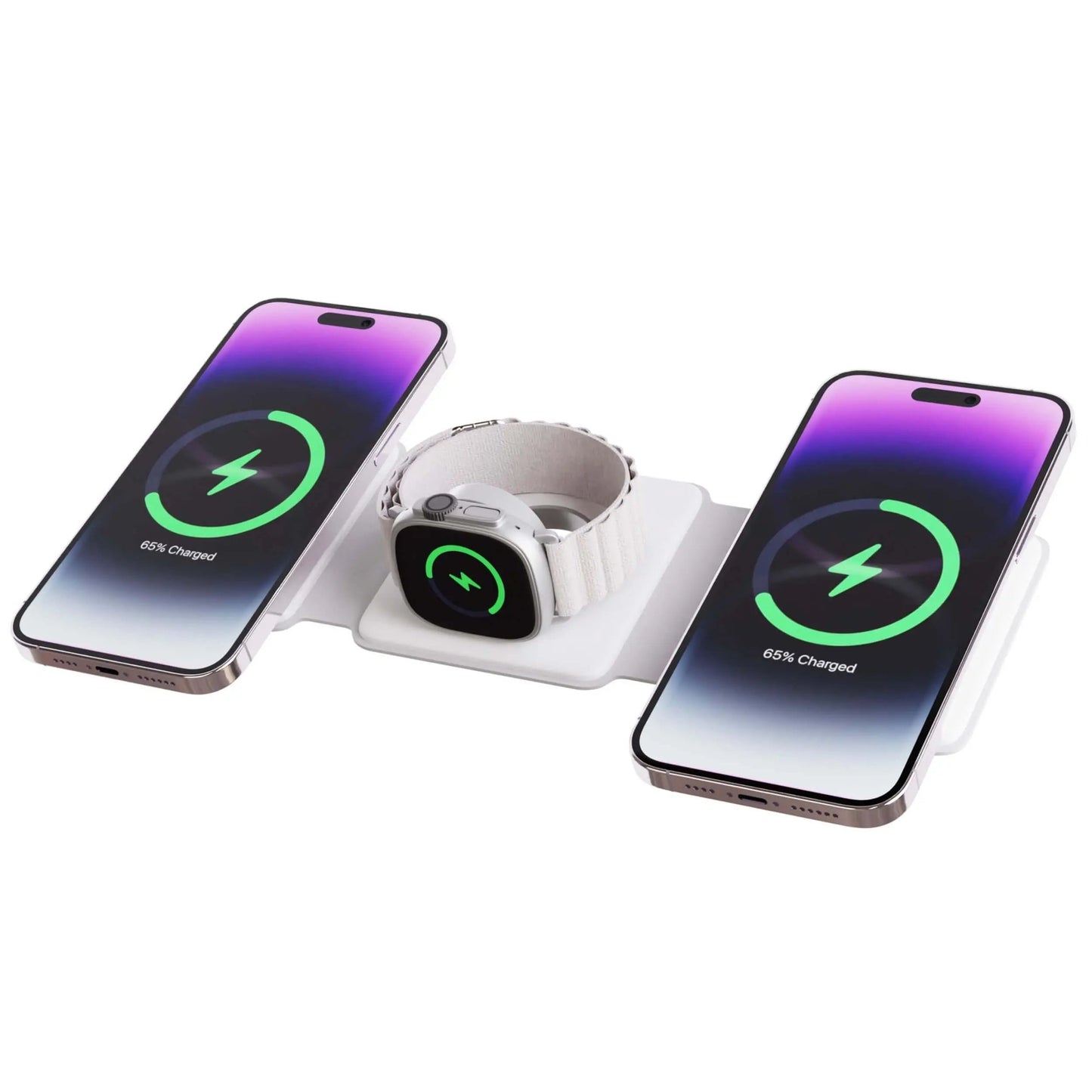 TriCharge Fold – Bežični putni punjač za iPhone, Watch i AirPods