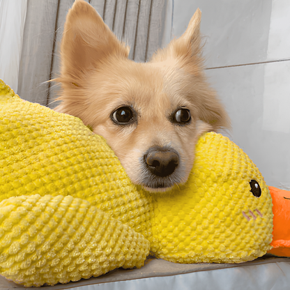 Juguete de pato chillón para perros