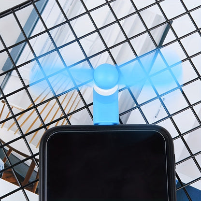 Mini prijenosni ventilatori za telefon – Tip-C priključak s podesivim kutom