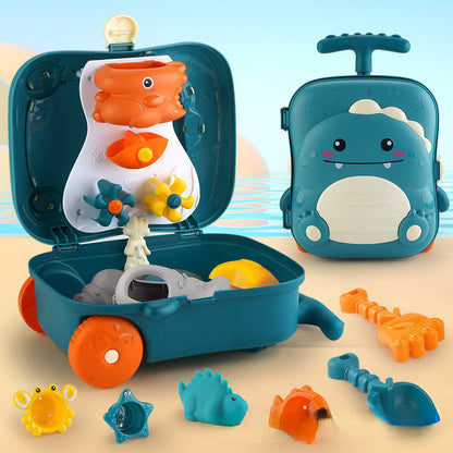 Set igračaka za plažu s motivom kita za bebe – 8-dijelni putni komplet