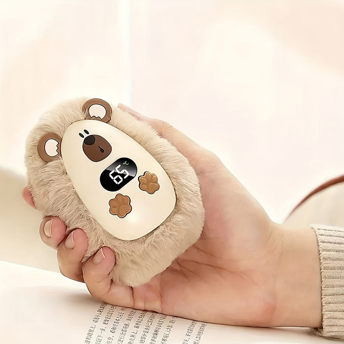 Wiederaufladbarer Handwärmer im Tier-Design mit USB
