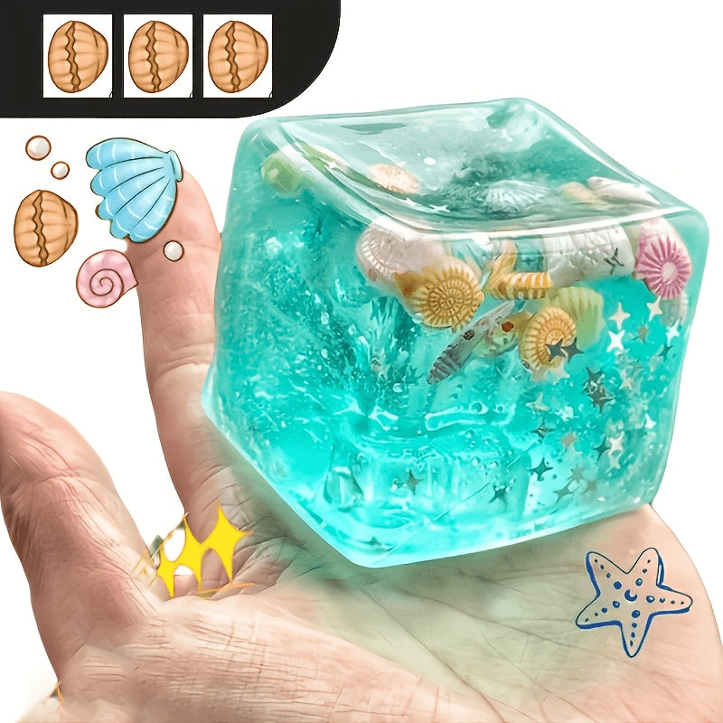 Quetschspielzeug mit 3D Meeresmotiven