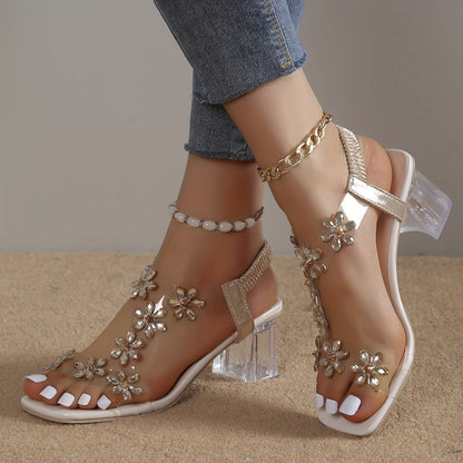 Sandalias florales para mujer: aireadas y elegantes para los días soleados.