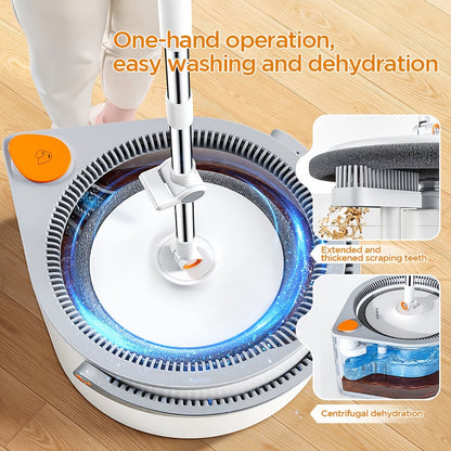 FlexiClean spin mop set – Bez ruku, podesiv i učinkovito čišćenje