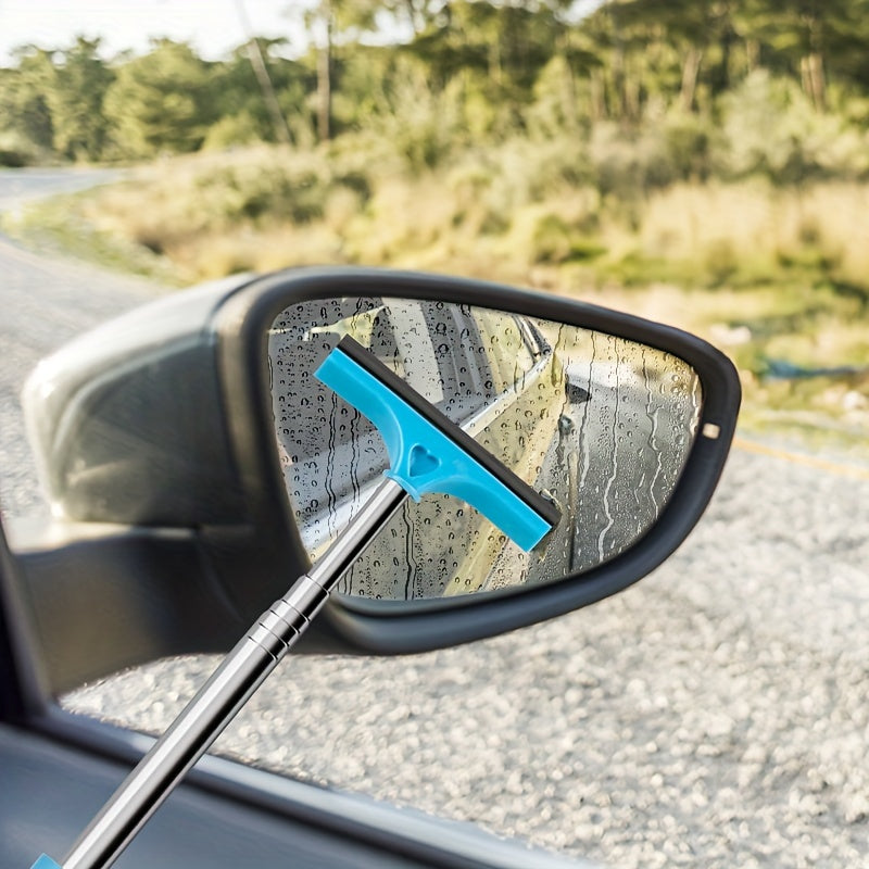 Limpador retrátil de espelhos laterais para automóvel