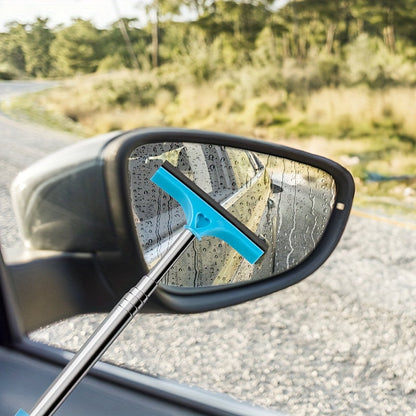 Limpador retrátil de espelhos laterais para automóvel