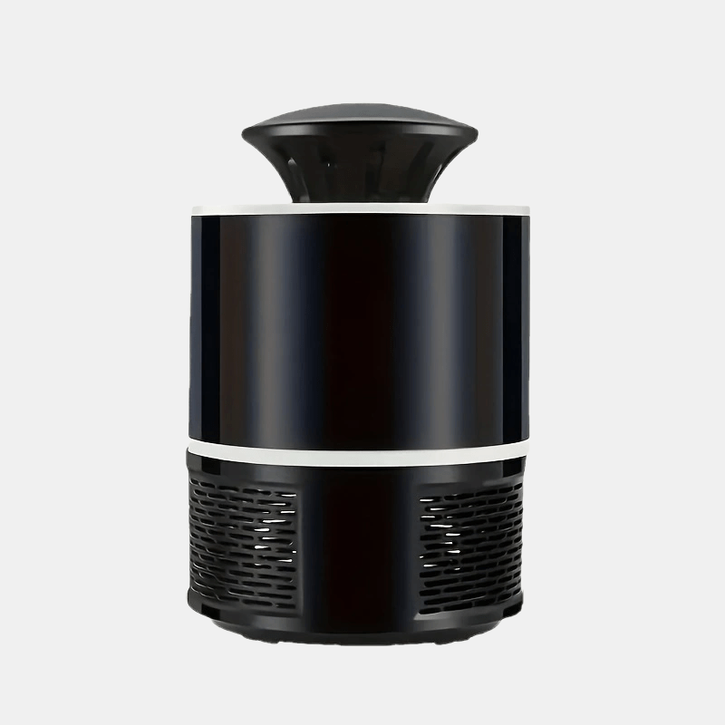 Lâmpada USB silenciosa para mosquitos – Capturador automático de insetos com luz azul.