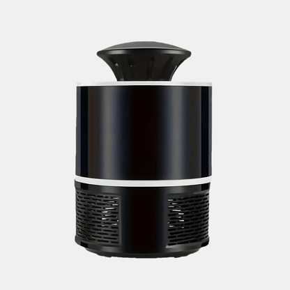 Lâmpada USB silenciosa para mosquitos – Capturador automático de insetos com luz azul.
