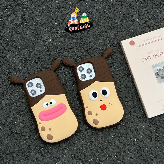 3D Handyhülle mit verspieltem Cartoon-Motiv