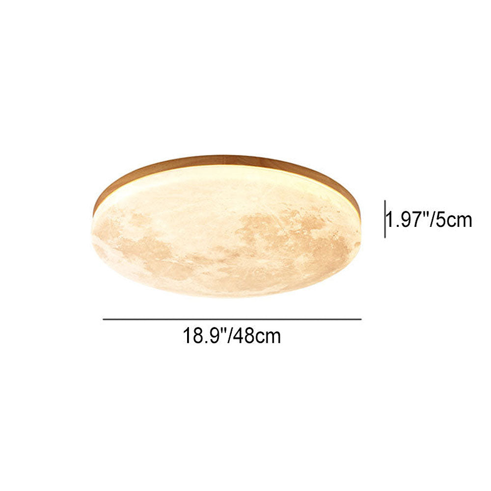 LunarGlow Deckenlampe – Beruhigendes Mondlicht für jedes Interieur