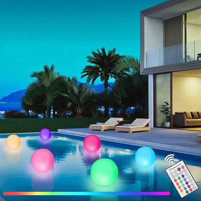 LED napuhavajuće svjetleće kugle za bazen i vrt