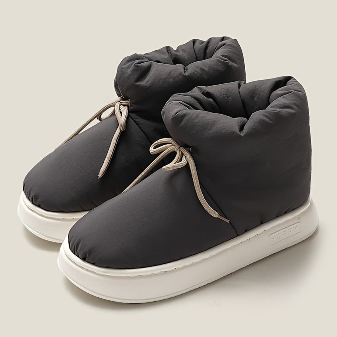 Zapatillas de invierno cálidas con cobertura de los tobillos