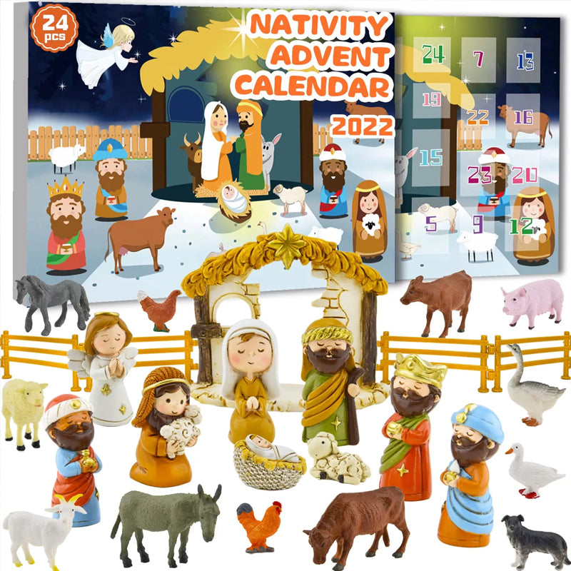 Božićni adventski kalendar s jaslicama – Za čarobno božićno iskustvo