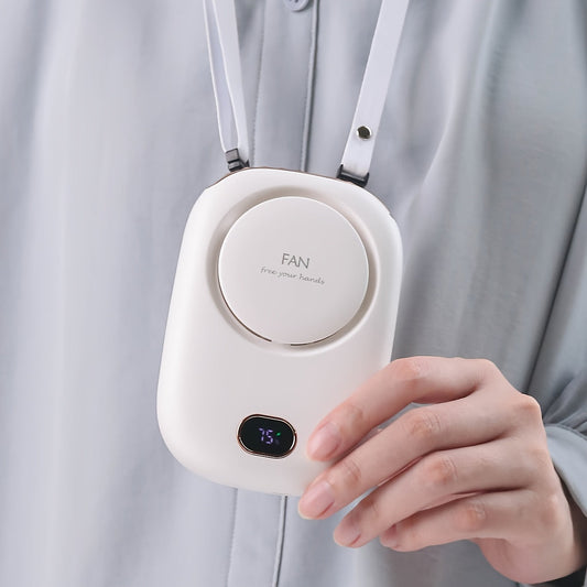 USB punjivi mini ventilator za vrat – Lagani s podesivim brzinama
