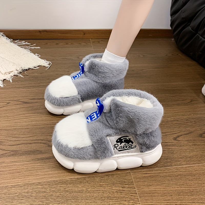 Warme Unisex Hausschuhe mit Cartoon-Motiv