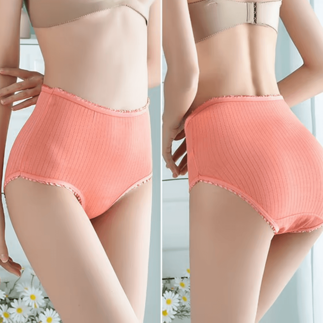 Conjunto de ropa interior de seda y algodón antifugas: un trío cómodo y transpirable
