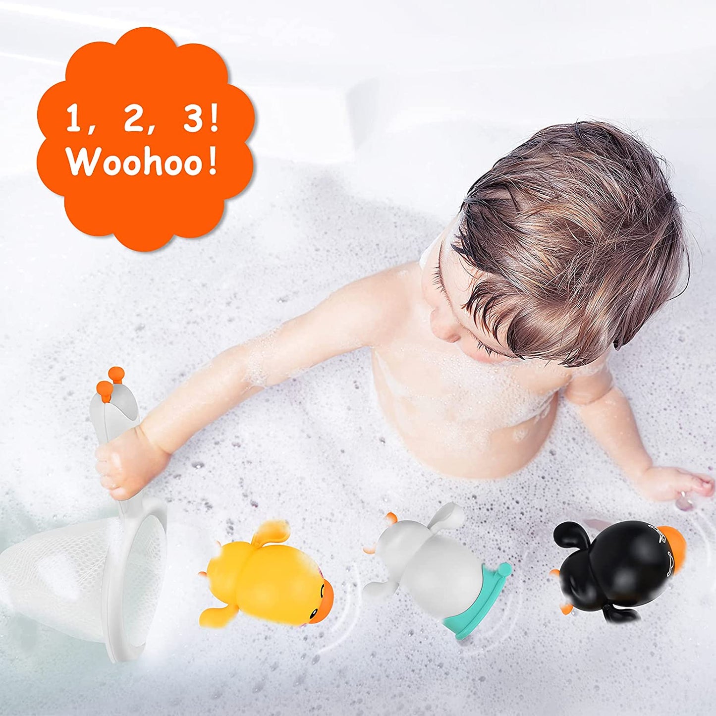 SwimBuddy – Set od 3 samoplivajuće gumene patkice