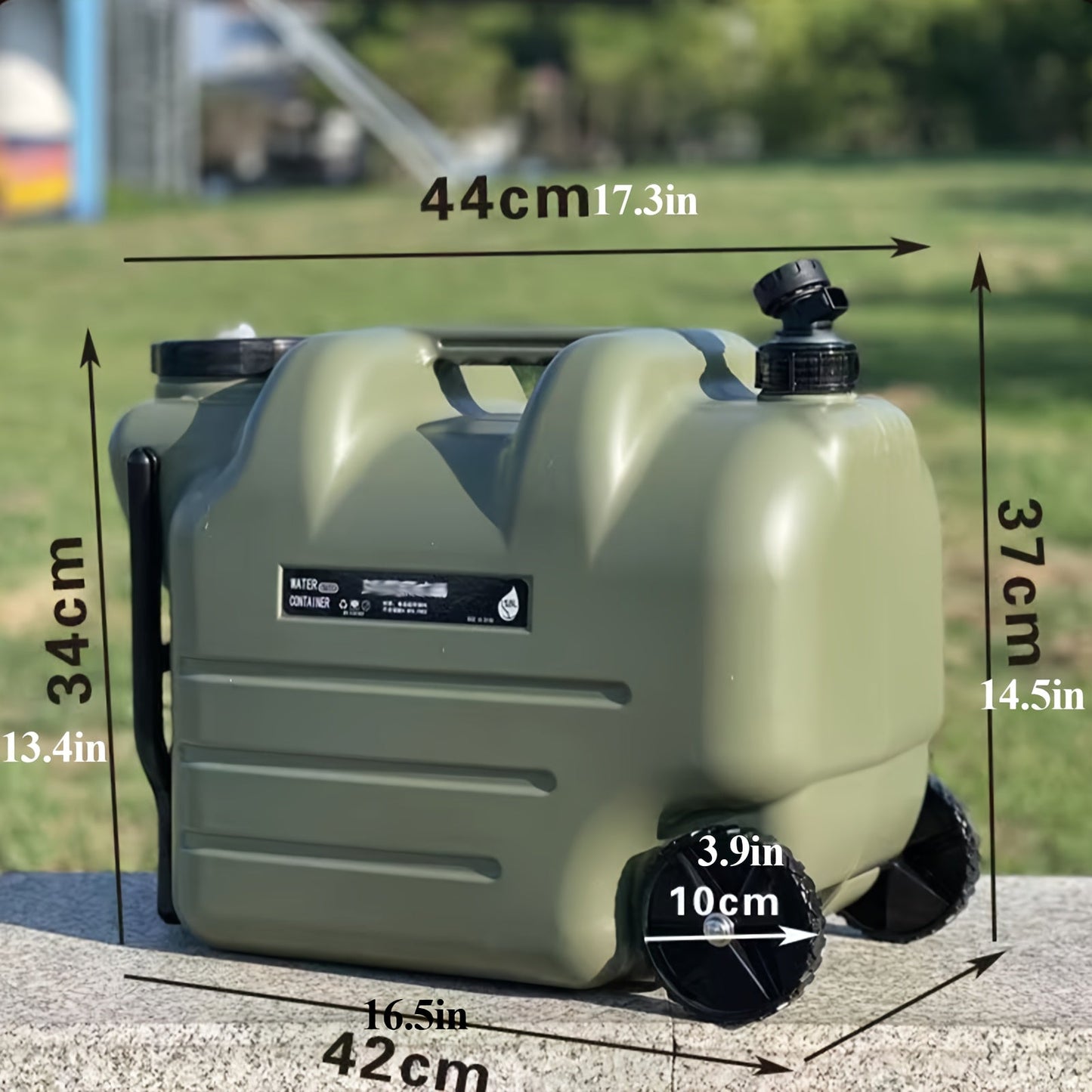 WaterMover prijenosna kanta za vodu – velika, robusna i jednostavna za premještanje