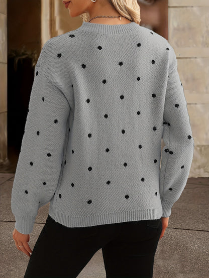 Zara pulover s točkicama – Ležerno i moderno za žene u jesen i zimu