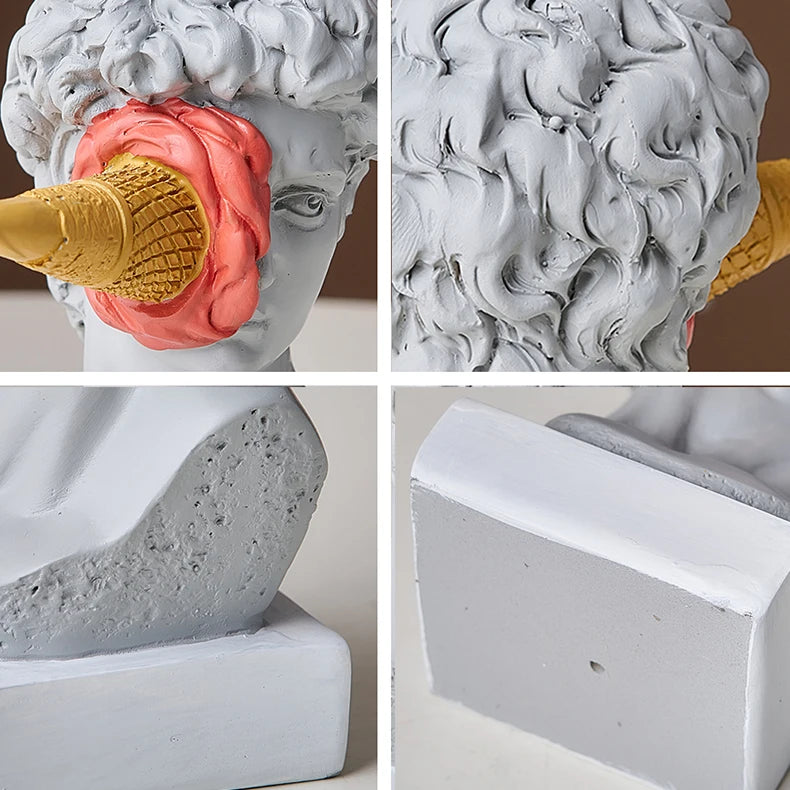 Statua s sladoledom – Razigrana dekoracija za dom