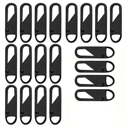 Cabezales de cremallera universales MultiFit: práctico juego de 4 piezas de repuesto