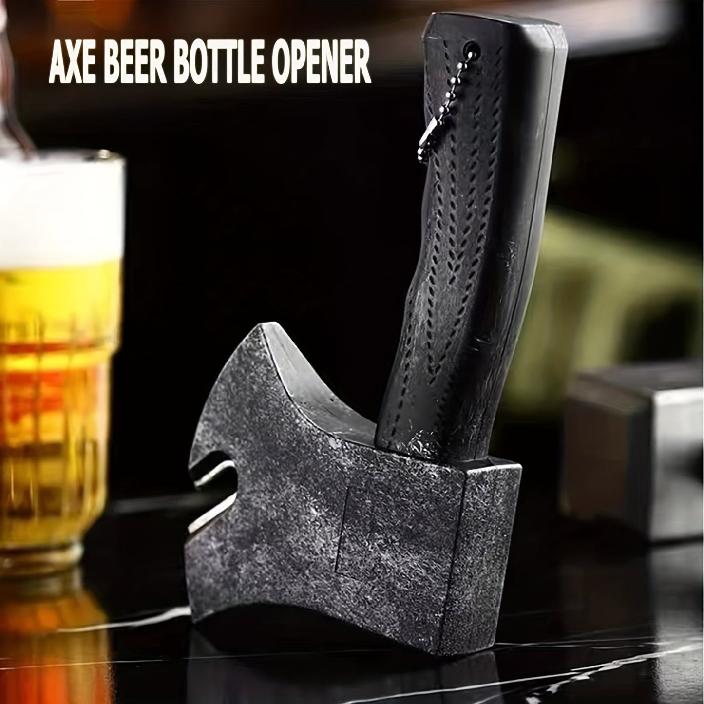 Battle Axe otvarač za boce – Robustan dizajn s teksturiranim držačem