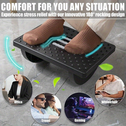 Ergonomische Fußstütze mit Massagerollen