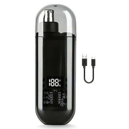 USB-aufladbarer Nasenhaartrimmer mit Digitalanzeige