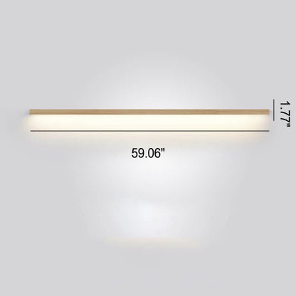 Minimalistička drvena zidna lampa – Atmosfersko osvjetljenje za svaki prostor