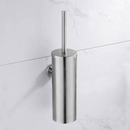 Escobilla de baño de pared con soporte de acero inoxidable