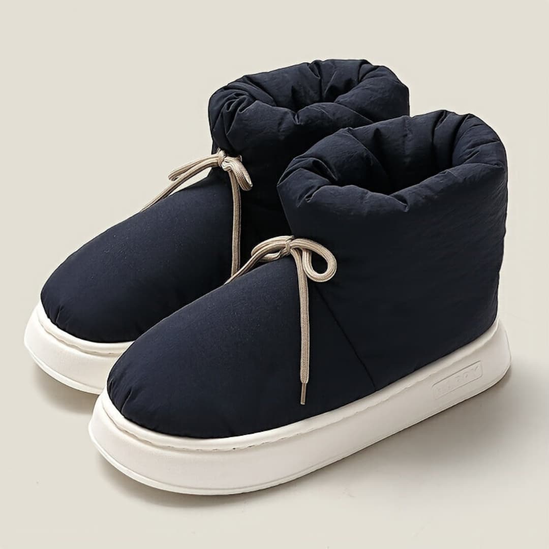 Zapatillas de invierno cálidas con cobertura de los tobillos