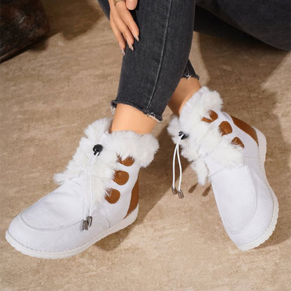 Damen Warme Schnürstiefel mit weichem Futter