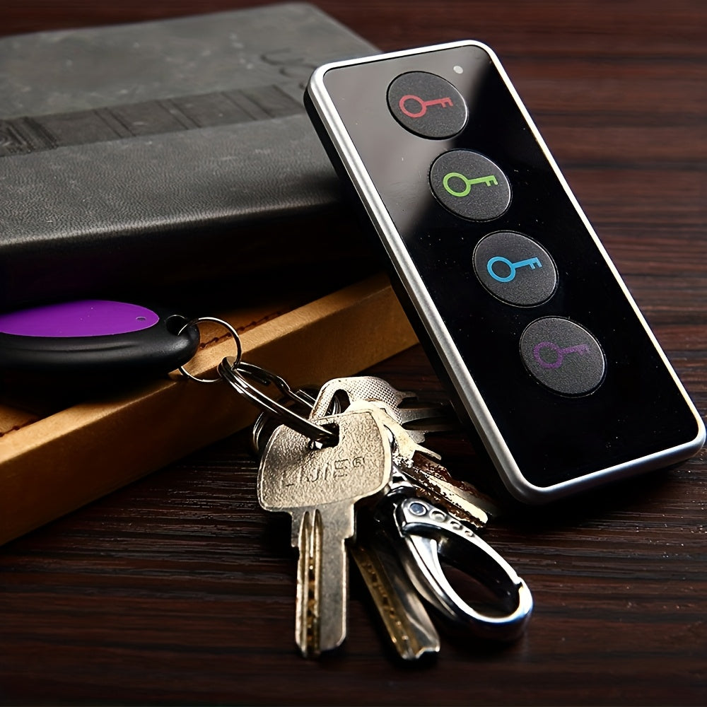 Localizador de chaves com 4 receptores – lanterna LED e design portátil