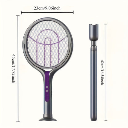 Mata-mosquitos elétrico dobrável – Recarregável com cabo extensível