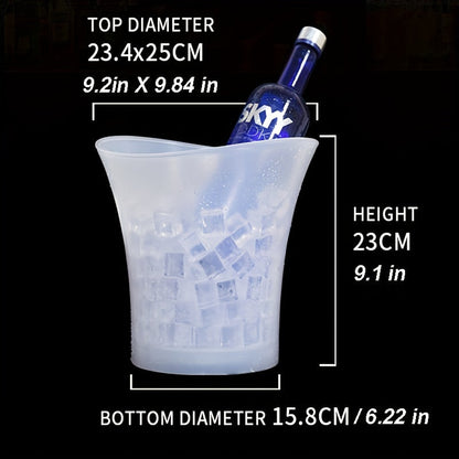 5L LED osvijetljeni kantu za led – Savršeno za šampanjac i pivo
