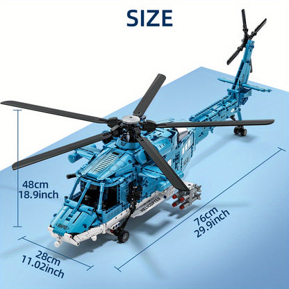 Detaljni set za sastavljanje helikoptera – Tehnički i realističan