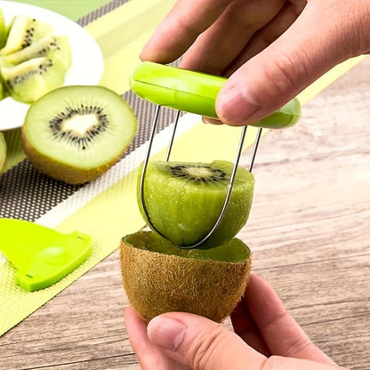 Rebanador de kiwi Slimme: para cortar fruta de forma fácil y rápida