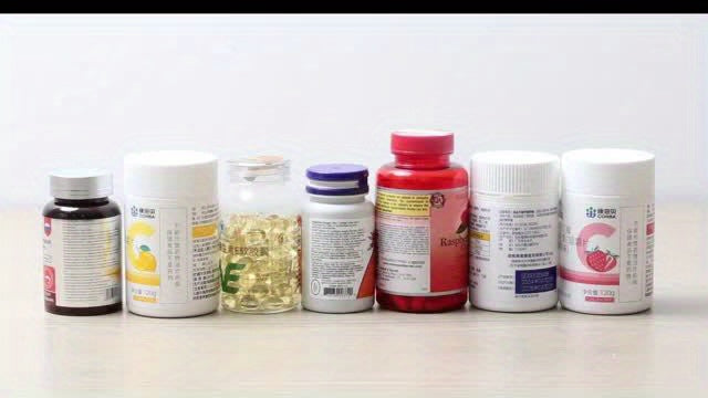 Großer Pillen- und Vitamin-Organizer mit Fächern