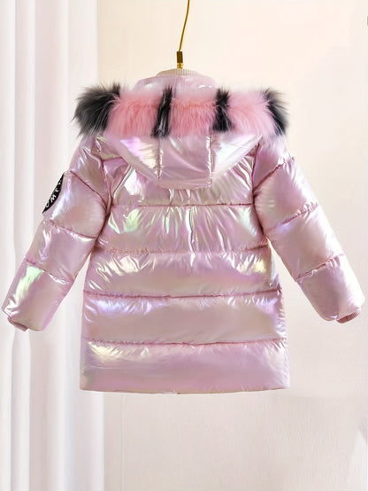 Chaqueta de invierno brillante de Sophie para niños: moderna y cálida para los días fríos.