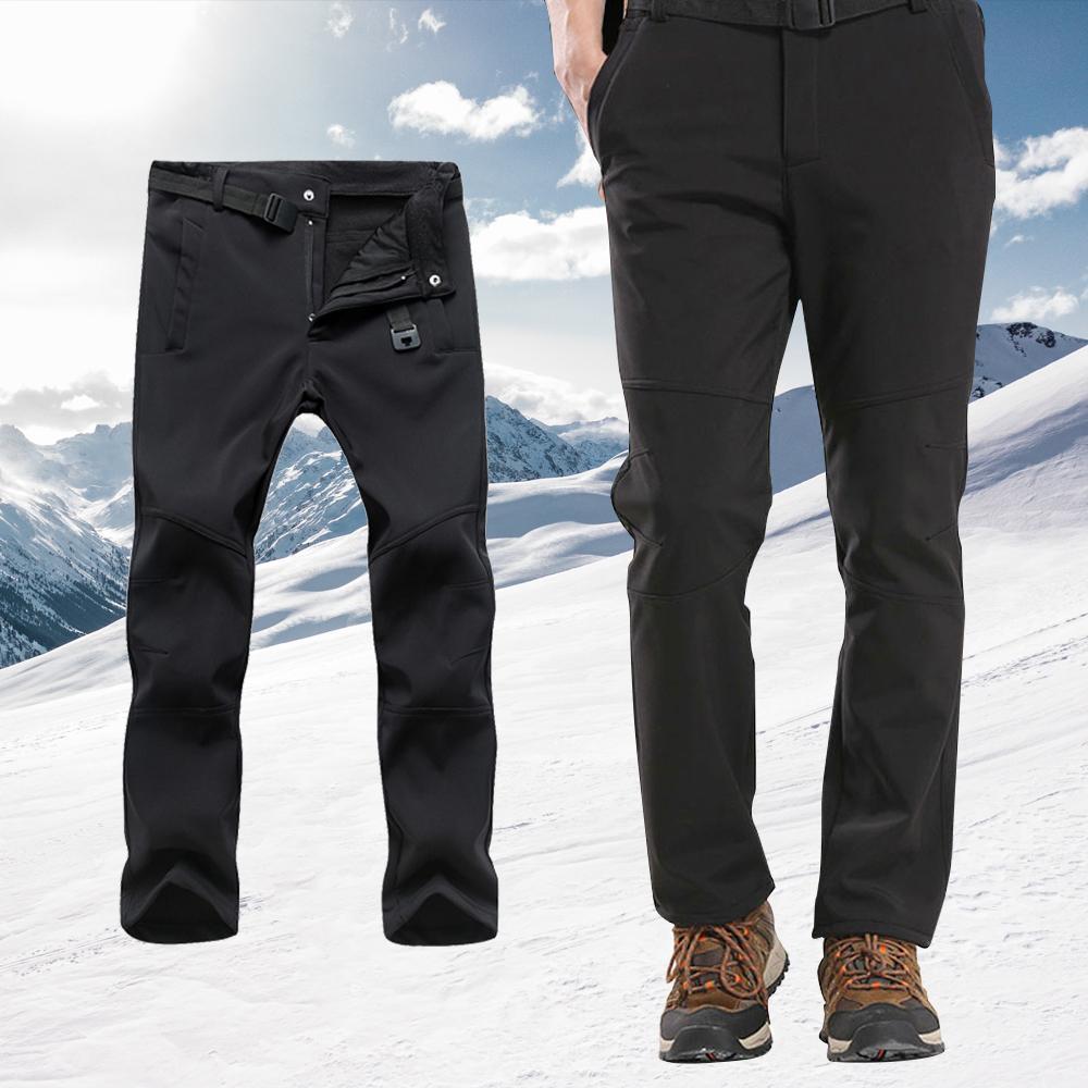 Winter Outdoorhose mit Fleecefutter und verstellbarem Bund