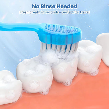 Cepillos de dientes de viaje desechables 5 en 1 con hilo dental y palillo