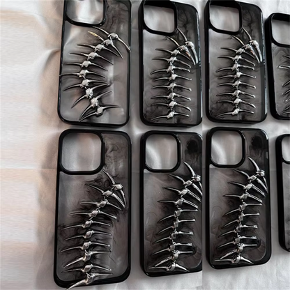 Funda para teléfono con diseño de espiga 3D: robusta y protectora