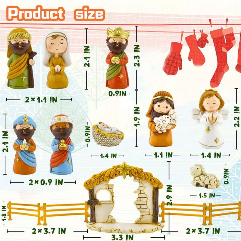 Božićni adventski kalendar s jaslicama – Za čarobno božićno iskustvo